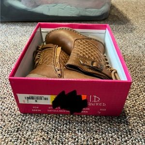Tall brown toddler boots